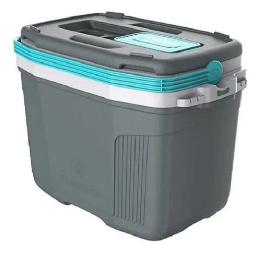 Caixa térmica 20 Litros Cinza Plus/Verde Litoral - Termolar