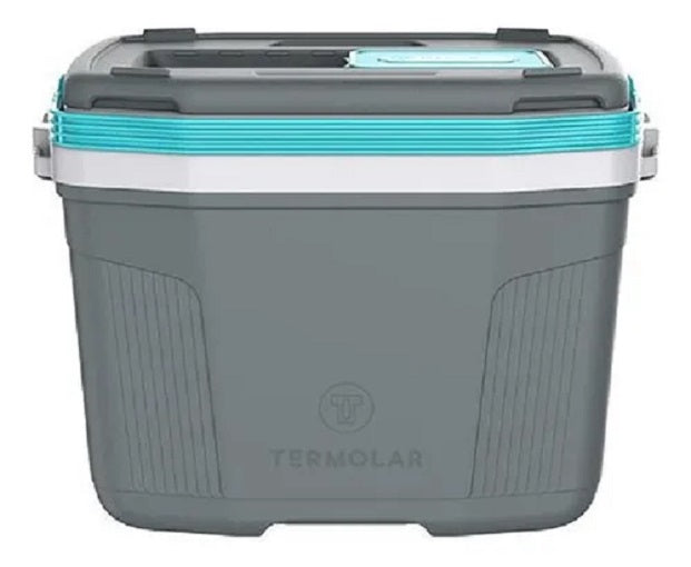 Caixa térmica 20 Litros Cinza Plus/Verde Litoral - Termolar