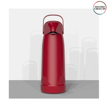 Garrafa Térmica 1.8L Vermelho Latino Magic Pump Termolar