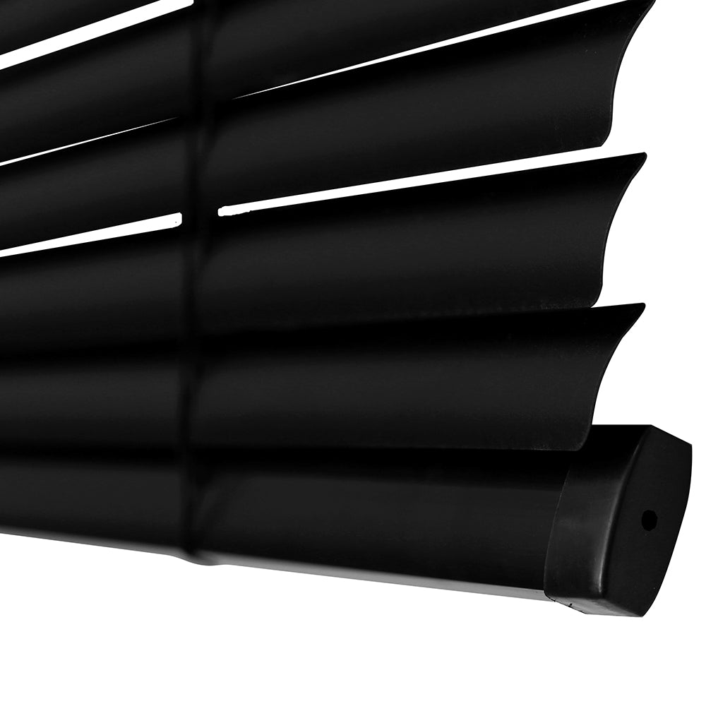 Persiana OFF-25 com Lâminas PVC 25mm Preta 080X1,30 Evolux