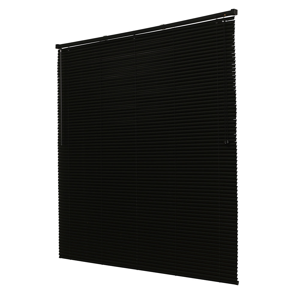 Persiana OFF-25 com Lâminas PVC 25mm Preta 080X1,30 Evolux