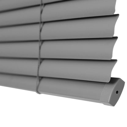 Persiana OFF-25 com Lâminas PVC 25mm Chumbo 120X1,30 Evolux