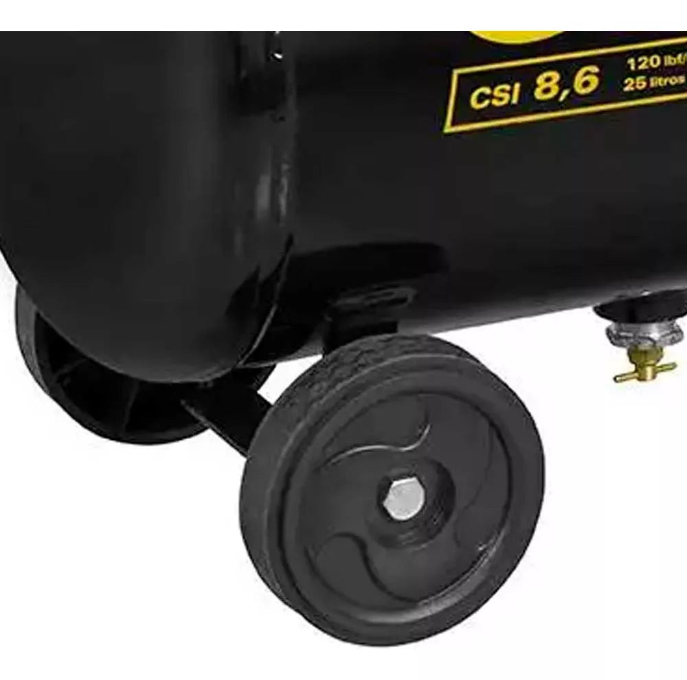 Motocompressor Pratiko 25Litros CSI8,6/25 2Hp -127V - Schulz