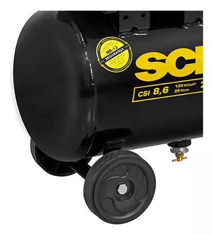 Motocompressor Pratiko 25Litros CSI8,6/25 2Hp -220V - Schulz