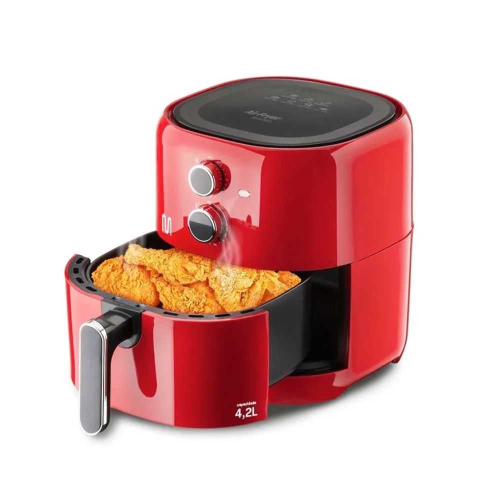 Air Fryer 4,2L Vermelha 1500w 127v GO209 Multi