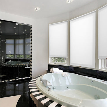 Persiana Screen Rolo Solar 180X220 Cor Branca Evolux