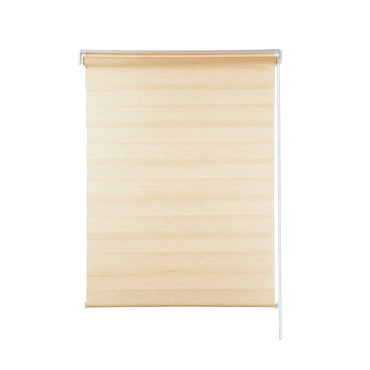 Persiana Janela Rolo Zebra T-Duplo 120X260 Bege Linho Evolux