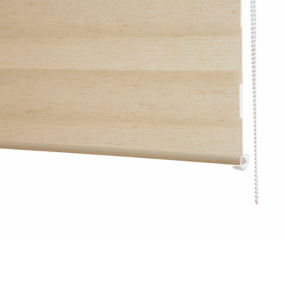 Persiana Janela Rolo Zebra T-Duplo 120X260 Bege Linho Evolux