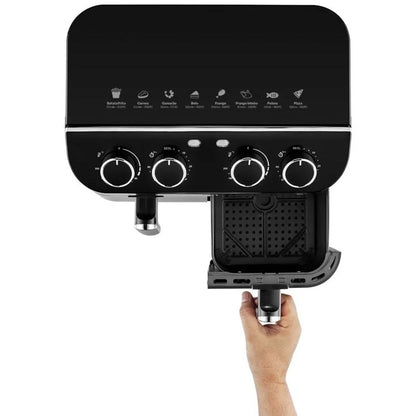 Fritadeira Elétrica Air Fryer 8l 2 Gavetas 220v Multi Go234