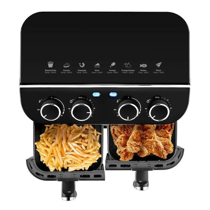 Fritadeira Elétrica Air Fryer 8l 2 Gavetas 220v Multi Go234