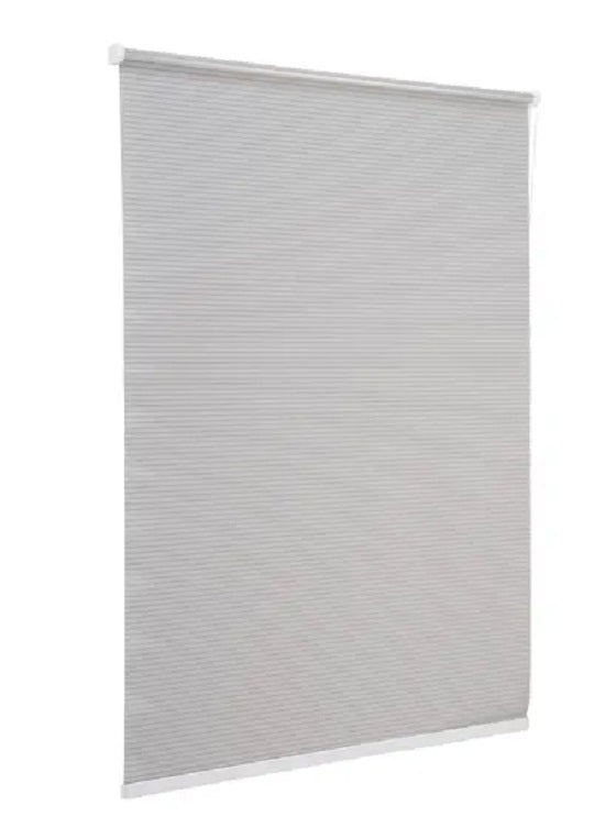 Persiana Noblesse Corta Luz 160x160 Cinza - Evolux