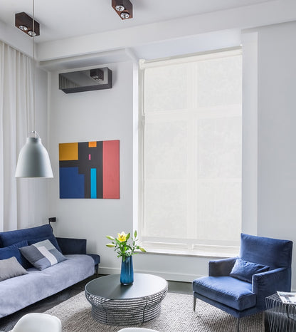 Persiana Screen Rolo Solar 160X160 Cor Branca - Evolux