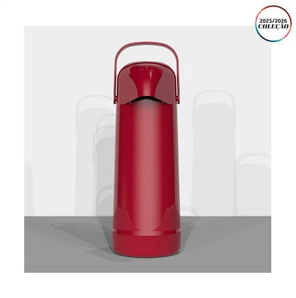 Garrafa Térmica Magic Pump 1Litro Vermelho Latino - Termolar