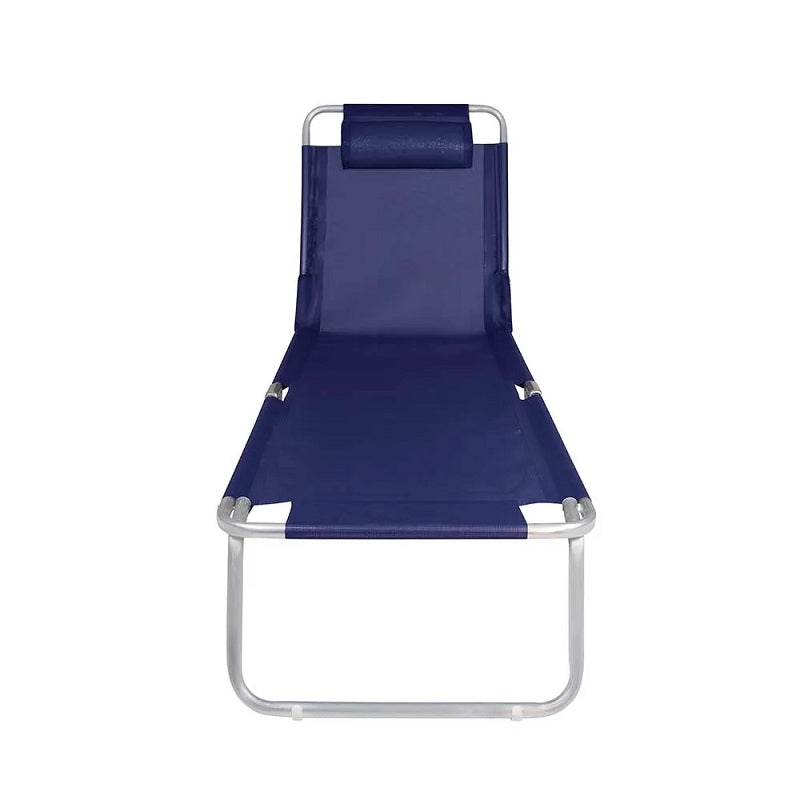 Cadeira Espreguiçadeira Alumínio Azul Marinho 002701 - Mor