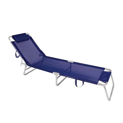 Cadeira Espreguiçadeira Alumínio Azul Marinho 002701 - Mor