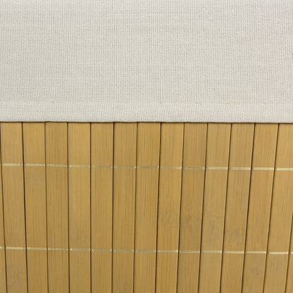 Cesto De Roupa Bambu 65L Evolux N2301688 Retangular C/ Tampa