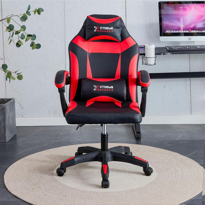 Cadeira Gamer Supra Preta e Vermelha Xtreme Gamers Evolux