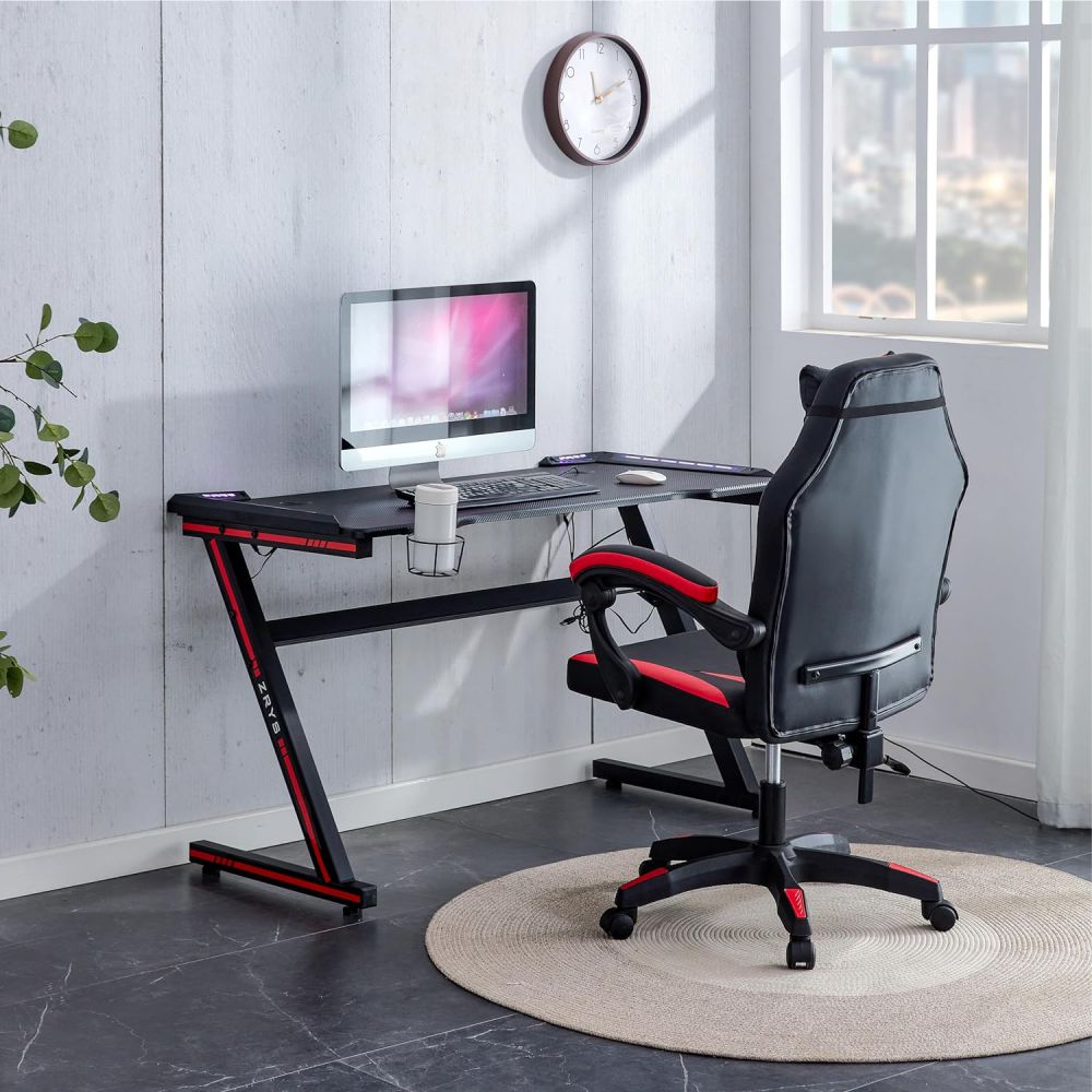 Cadeira Gamer Supra Preta e Vermelha Xtreme Gamers Evolux