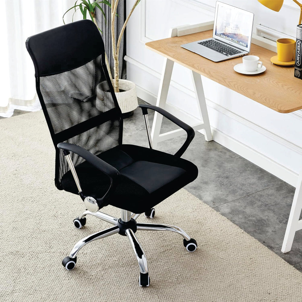 Cadeira Giratória Office Executive Em Malha Mesh Evolux