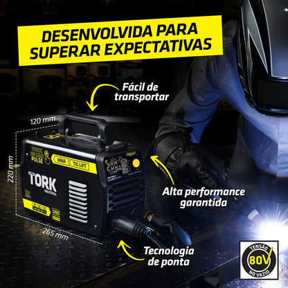 INVERSOR 200 AMPERES (TIG/ELETRODO) 220V ITE-10200-220V TORK