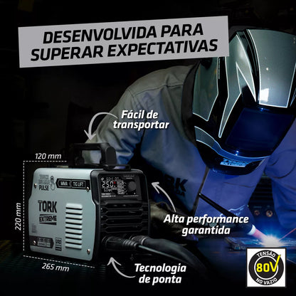 INVERSOR 250 AMPERES (TIG/ELETRODO) 220V ITE-11250-220V TORK