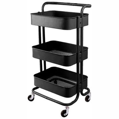 Carrinho Organizador Multiuso 3 Prateleiras Metal Evolux