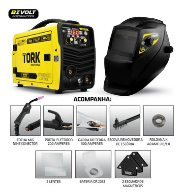 MAQUINA SOLDA 3 EM 1 160A 1/5 KGS IMETS-8160/5K-BV TORK