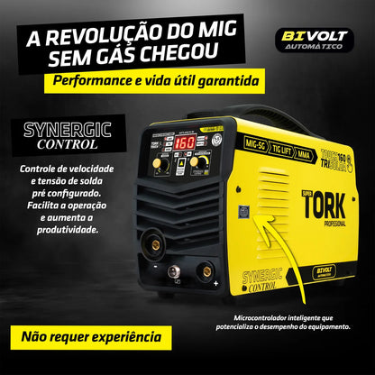 MAQUINA SOLDA 3 EM 1 160A 1/5 KGS IMETS-8160/5K-BV TORK