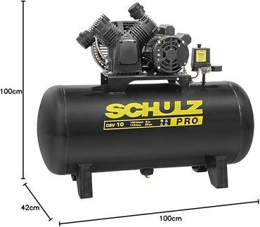 Compressor Ar Pro CSV-10/110 - 220V/380V- Trifásico - Schulz