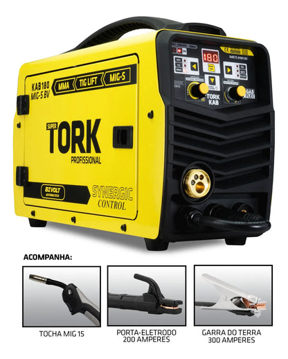 Inversora Solda 180A MIG/MMA/TIG IMETS-8180 - Bivolt - Tork