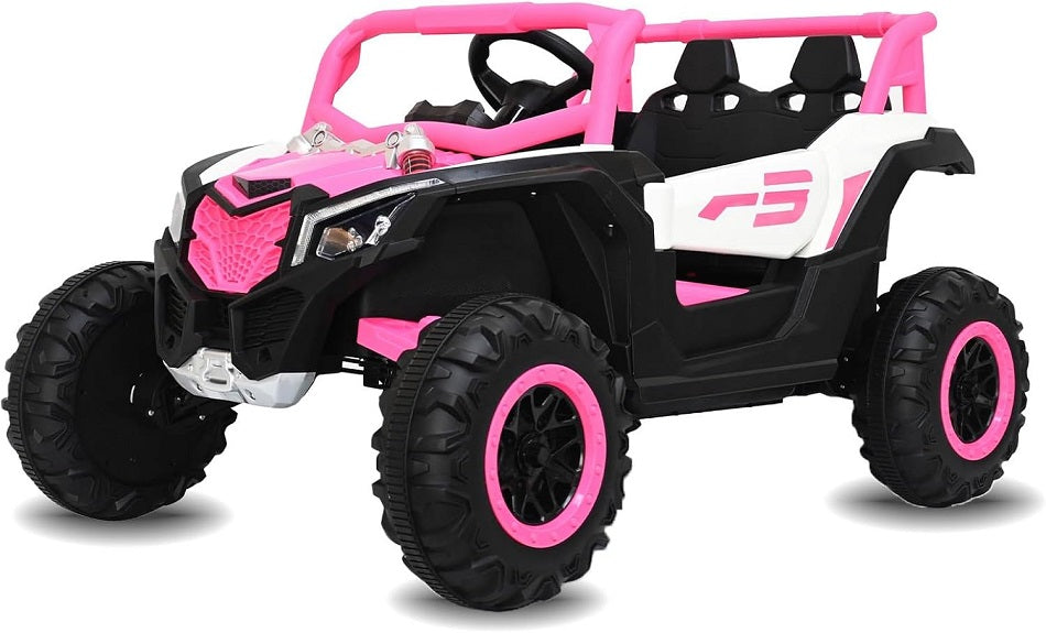 Carro Elétrico Infantil UTV Pulse XR7 12V Rosa - Bang Toys