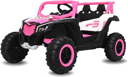 Carro Elétrico Infantil UTV Pulse XR7 12V Rosa - Bang Toys
