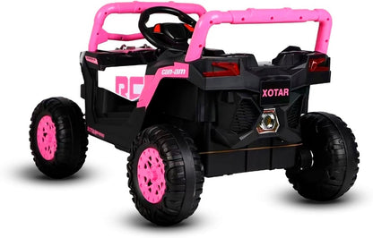 Carro Elétrico Infantil UTV Pulse XR7 12V Rosa - Bang Toys