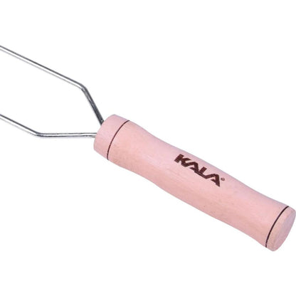 Espeto Duplo Chapa Galvanizada Cabo Madeira 55cm 250790 Kala