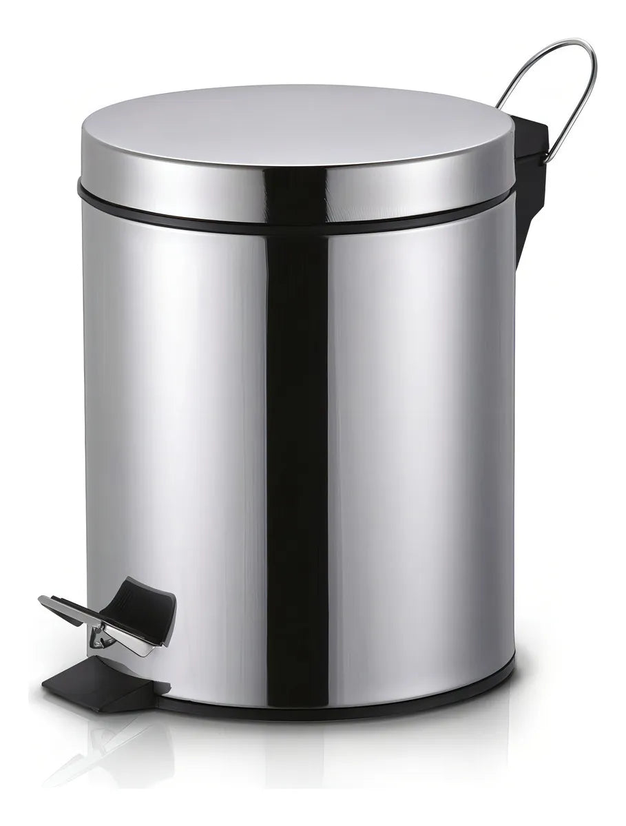 LIXEIRA ACO INOX COM PEDAL 5L KALA 224723