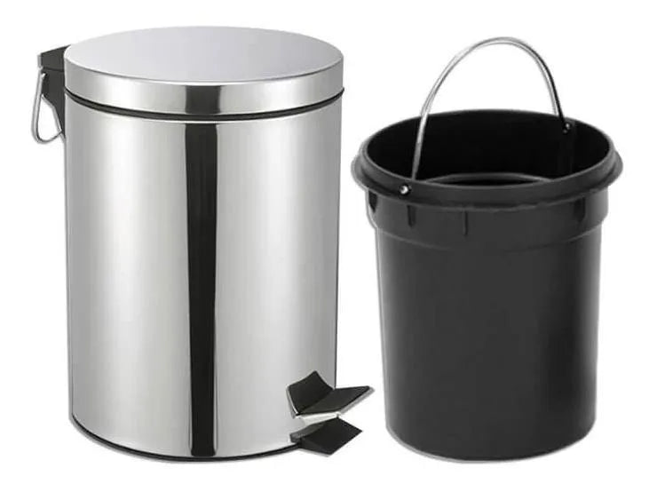 LIXEIRA ACO INOX COM PEDAL 5L KALA 224723