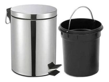 LIXEIRA ACO INOX COM PEDAL 5L KALA 224723