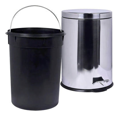 LIXEIRA ACO INOX COM PEDAL 5L KALA 224723