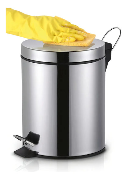 LIXEIRA ACO INOX COM PEDAL 5L KALA 224723