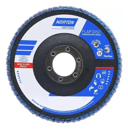 DISCO FLAP FIBRA R801 CLASSIC 115X22.23 P0120 NORTON