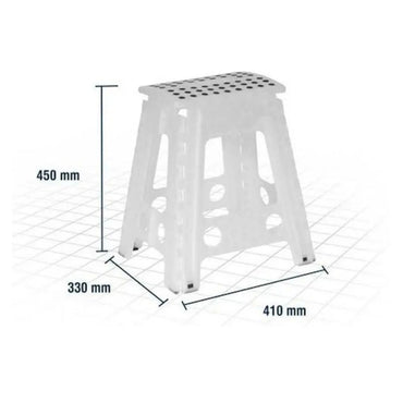 Banqueta Banco Dobrável 45cm Até 150kg Kala