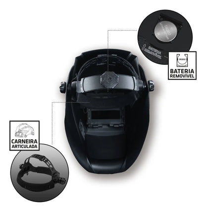 MASCARA DE SOLDA - MAK SOLAR COMB-701/2X12 TORK