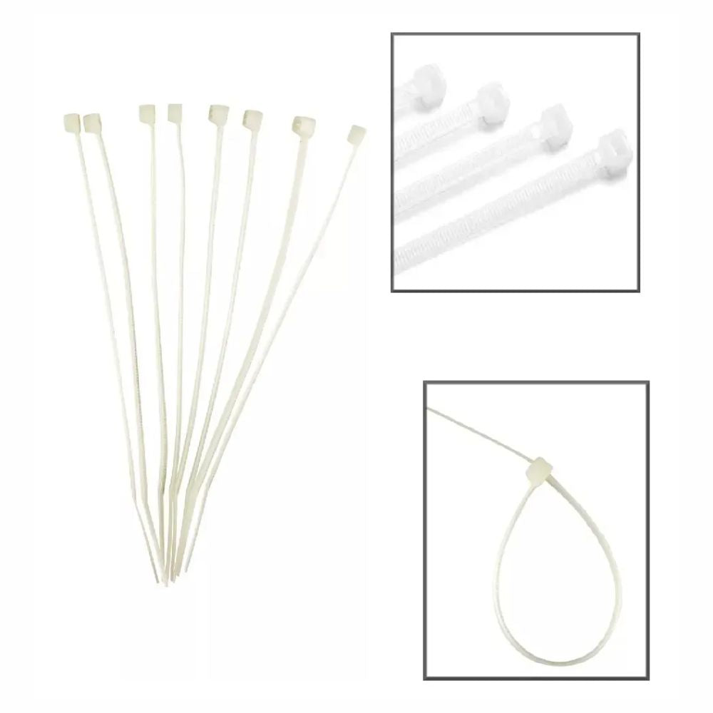 Abraçadeira Nylon Fita Plástica 4.8x300mm - 100 Peças - kala