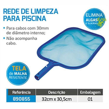 Rede Para Limpeza De Piscina 32cm x 30,5cm 890855 Kala