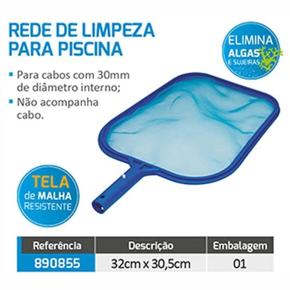 Rede Para Limpeza De Piscina 32cm x 30,5cm 890855 Kala