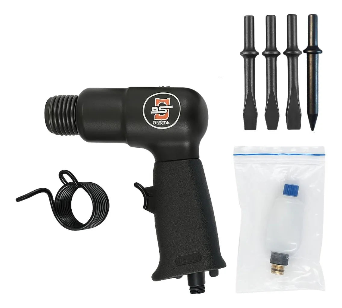 Martelete Pneumático 150mm C/Cinzeis Redondos SGT1512R Sigma