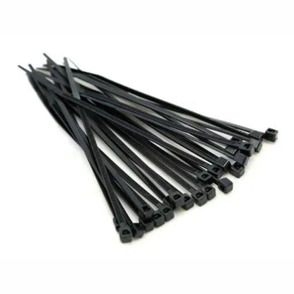Abraçadeira Nylon Preta 4,8mm x 200mm x 100 Unidades Kala