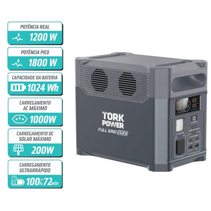 Central De Energia Full Grid 1200w 127v Ps1200w Tork Power