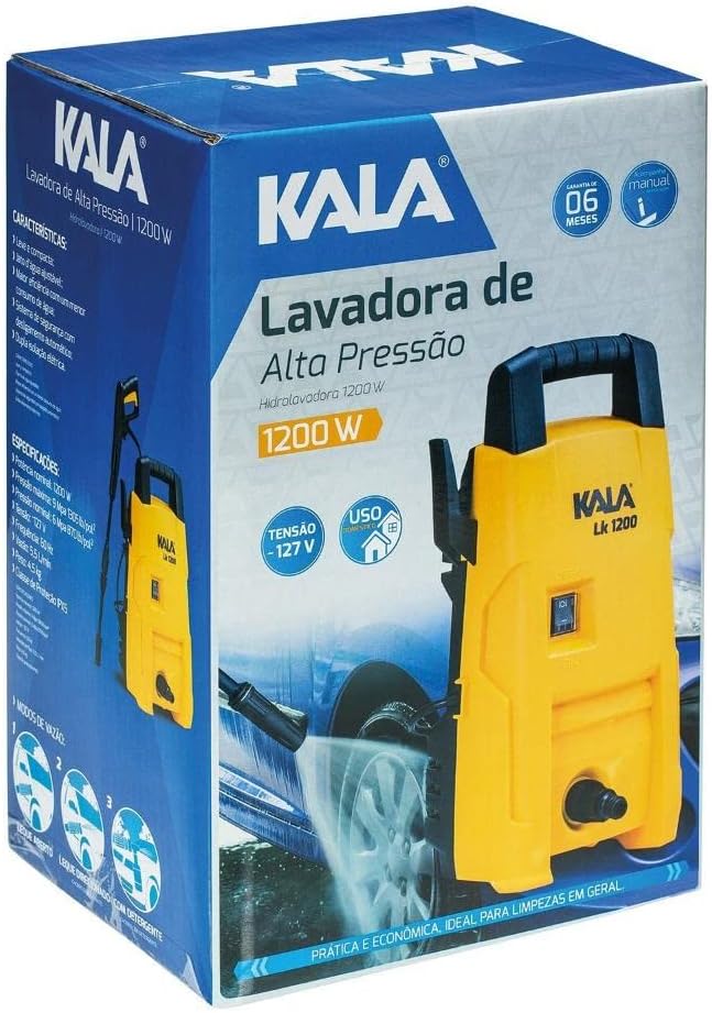 Lavadora de Alta Pressão - Uso Doméstico LK1305 - 127V Kala
