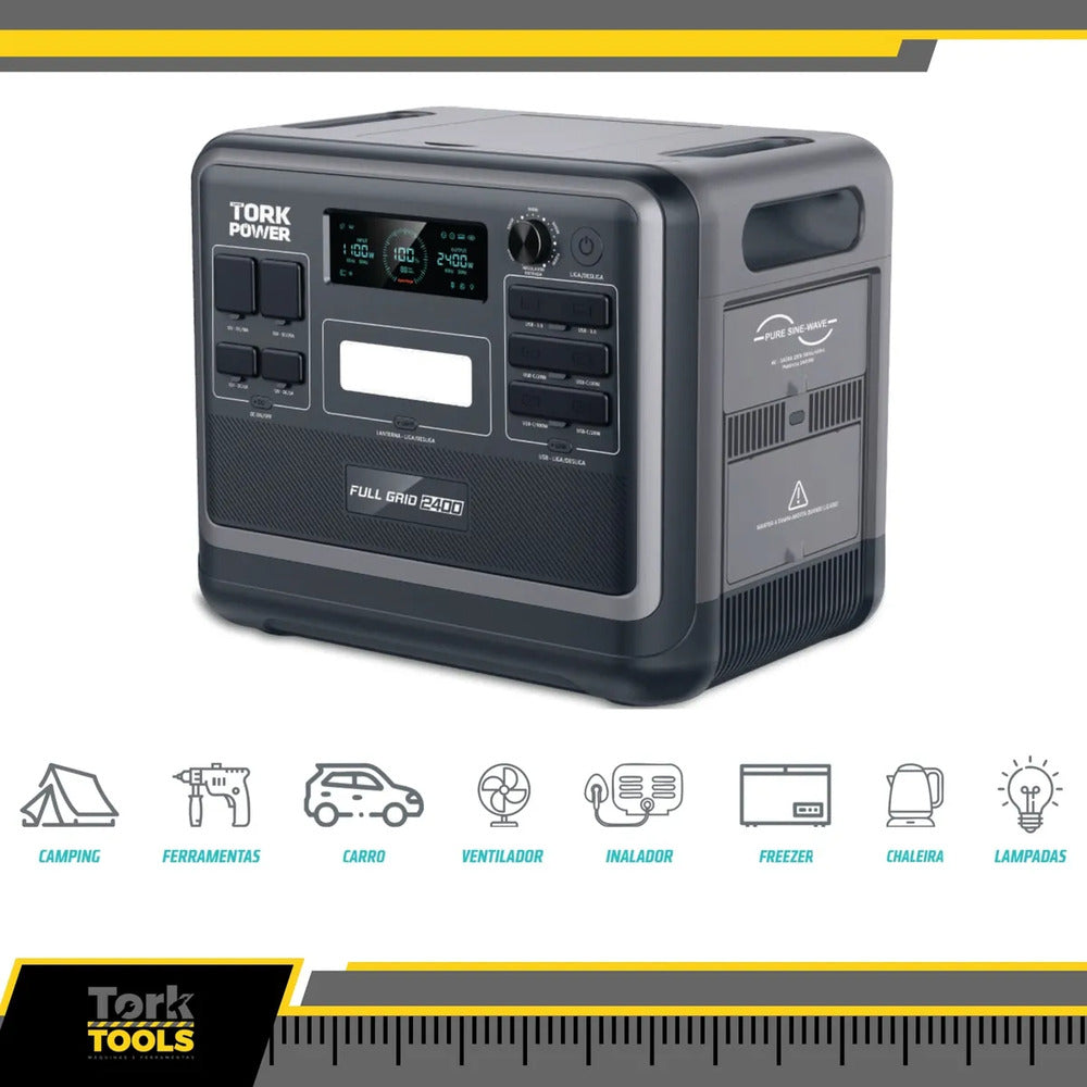 Central De Energia Full Grid 2400w 127V PS2400w Tork Power